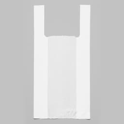 Пакет «Белый», полиэтиленовый, майка, для магазинов, фасовки, упаковки, 28×50 см, 12 мкм