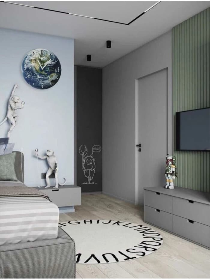 Часы настенные Terra, планета Земля, интерьерные, плавный ход, d=33.5 см