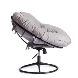 Кресло для отдыха CLOUDE HOME, рогожка/металл, цвет серо – бежевый