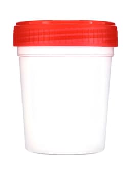 Контейнер для биоматериалов 120 мл, завинчивающаяся крышка, матовое окно, индивидуальная упаковка