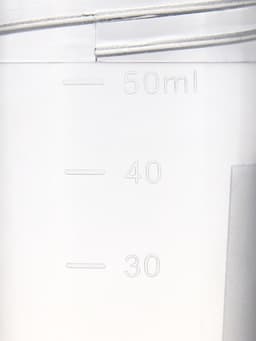 Контейнер для биоматериалов 60 мл, завинчивающаяся крышка, матовое окно, индивидуальная упаковка