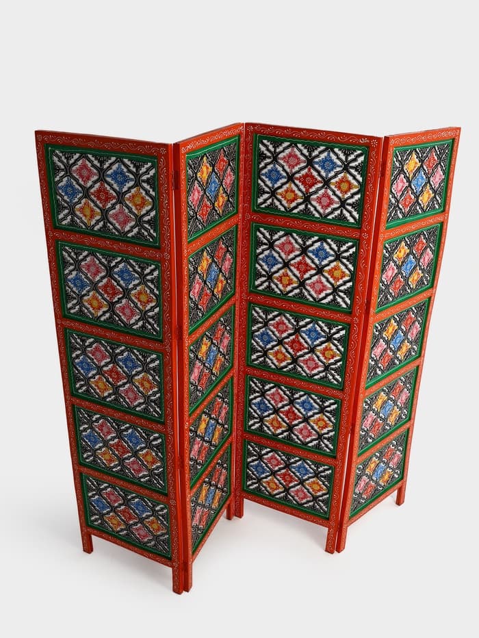 Ширма, 203×2×182 см, дерево