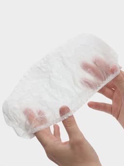 Шапочка для душа Доляна, прозрачная, полиэтилен