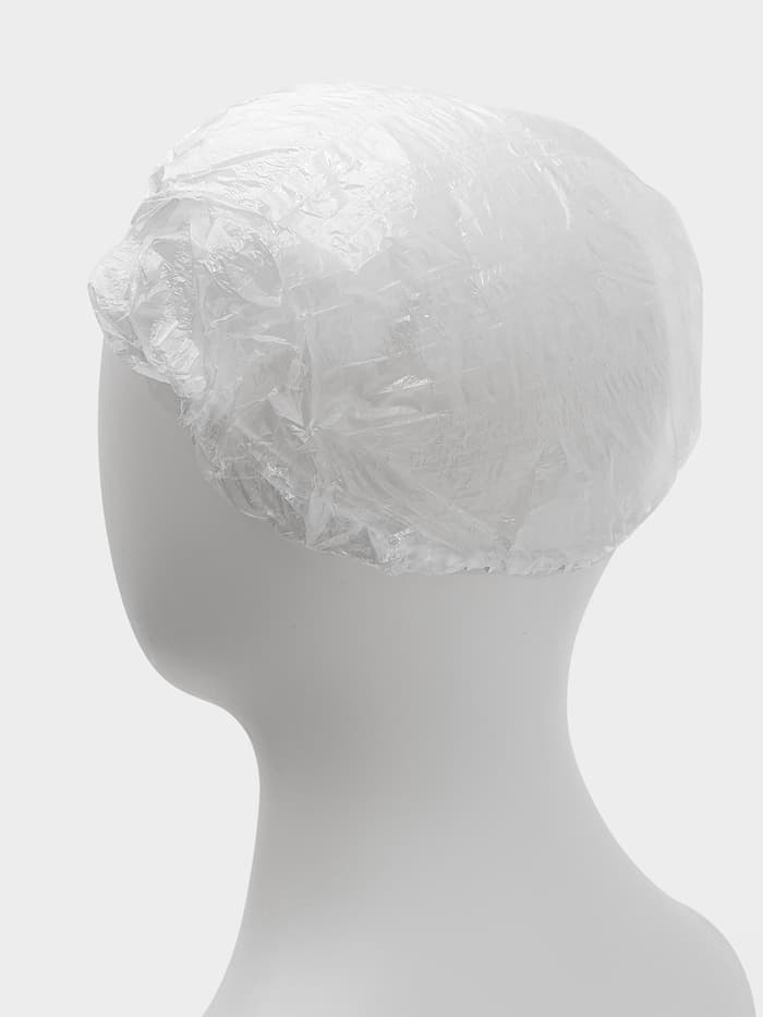 Шапочка для душа Доляна, прозрачная, полиэтилен