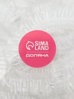 Шапочка для душа Доляна, прозрачная, полиэтилен