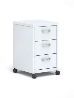 Тумба медицинская подкатная ПАКС-металл ТП-4