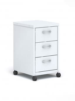 Тумба медицинская подкатная ПАКС-металл ТП-4