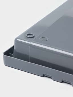 Лоток для столовых приборов раздвижной Martika «Смарт», 5 секций, 36×30×5 см, пластик, тёмно-серый