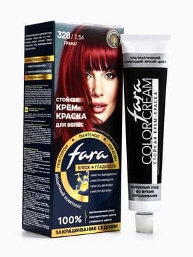 Краска для волос FARA NC тон 328/7.54 - Гранат, 116 г