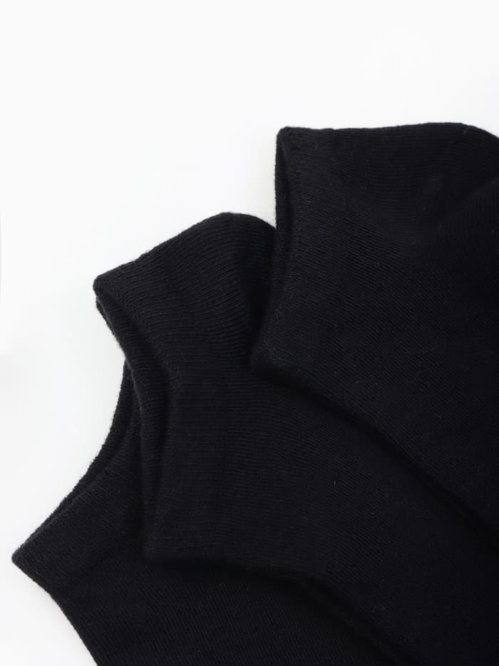 Носки мужские спортивные укороченные, набор 3 пары Resport, размер 39-41, чёрные