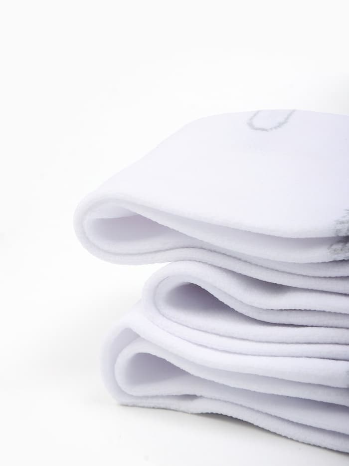 Носки мужские спортивные хлопковые Resport, набор 3 пары, размер 42-45, белые