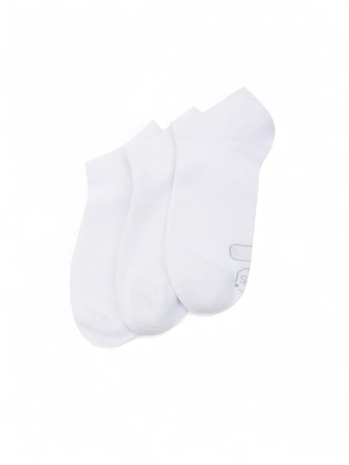 Носки мужские спортивные укороченные Resport, набор 3 пары, размер 46-47, белые