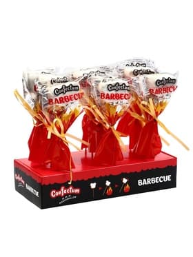 Маршмеллоу «Барбекю» на палочке, с ароматом ванили, 10.5 г