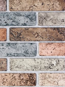 Панель стеновая ПВХ, 498×960 мм, цвет кирпич терракотовый