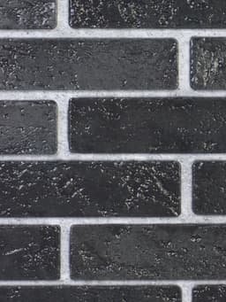 Панель стеновая ПВХ, 498×960 мм, цвет кирпич чёрный