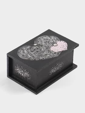 Шкатулка «Сердца», 18×12×8 см, МДФ