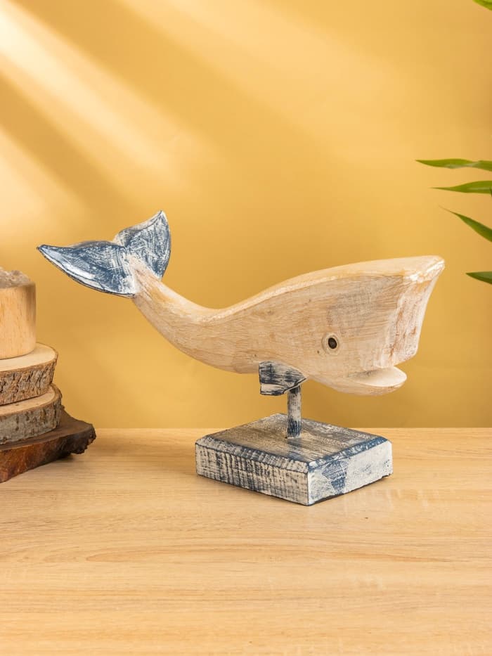 Сувенир на подставке «Кашалот», 32×17×15 см, дерево