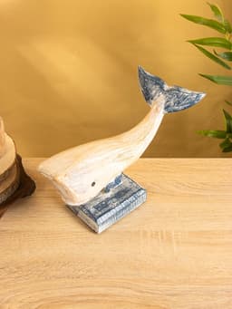 Сувенир на подставке «Кашалот», 32×17×15 см, дерево