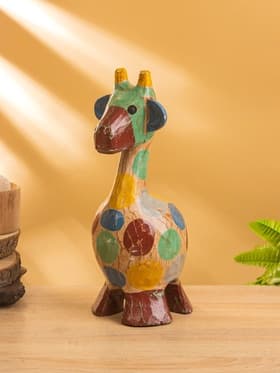 Сувенир «Жирафик», 12×12×30 см, дерево, разноцветный