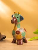 Сувенир «Жирафик», 9×9×20 см, дерево, разноцветный