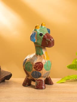 Сувенир «Жирафик», 9×9×20 см, дерево, разноцветный