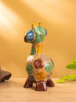 Сувенир «Жирафик», 9×9×20 см, дерево, разноцветный