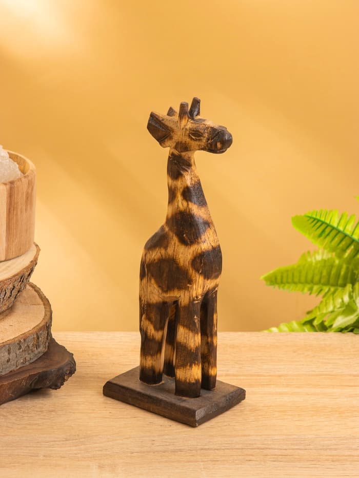 Сувенир «Жирафик», 8×5×20 см, дерево, коричневый