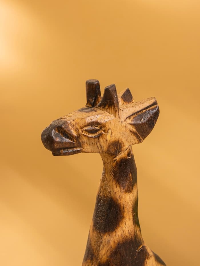 Сувенир «Жирафик», 8×5×20 см, дерево, коричневый