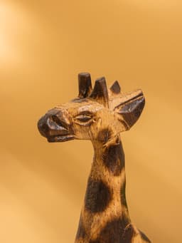 Сувенир «Жирафик», 8×5×20 см, дерево, коричневый