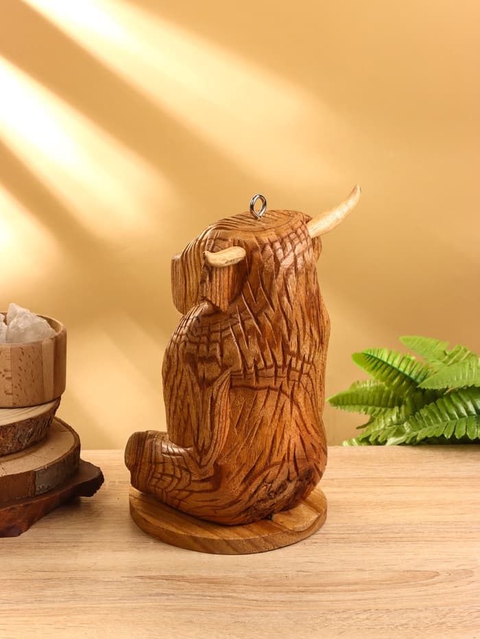 Фигура «Бычок», 13×12×26 см, дерево джампинис