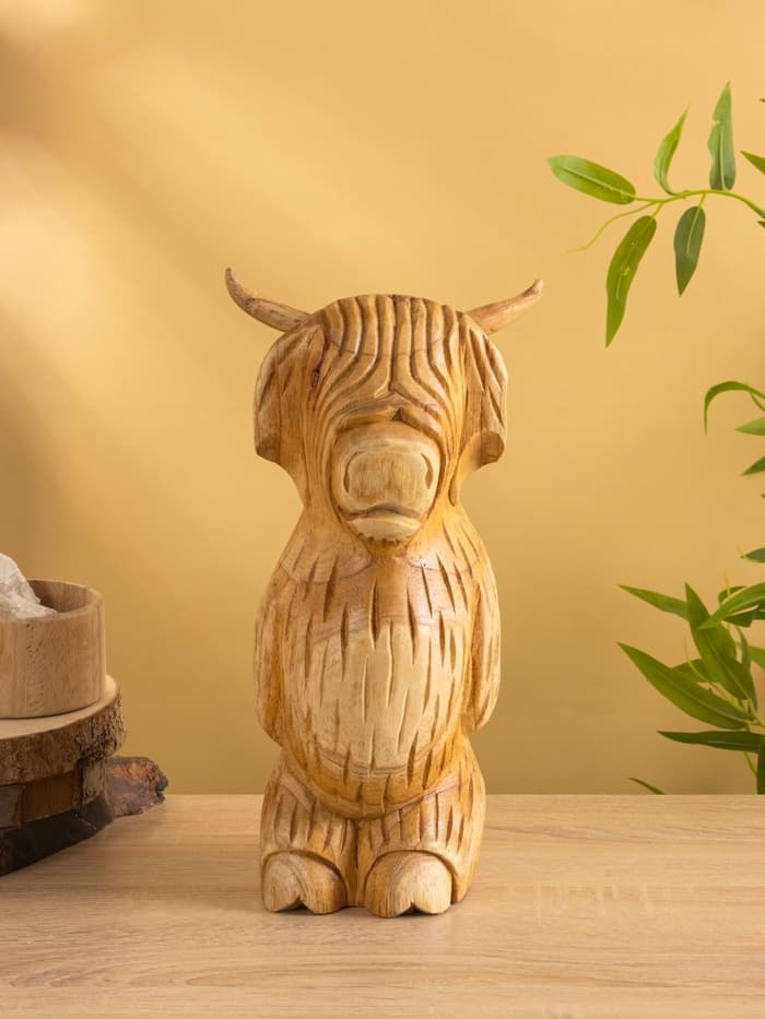 Фигура «Бычок», 17×13×32 см, дерево джампинис