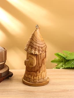 Скворечник подвесной «Гномик старец», 14×14×30 см, дерево