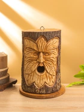 Скворечник подвесной «Старец» дерево Джампинис 20×20×27 см, дерево джампинис