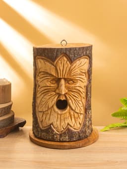 Скворечник подвесной «Старец» дерево Джампинис 20×20×27 см, дерево джампинис