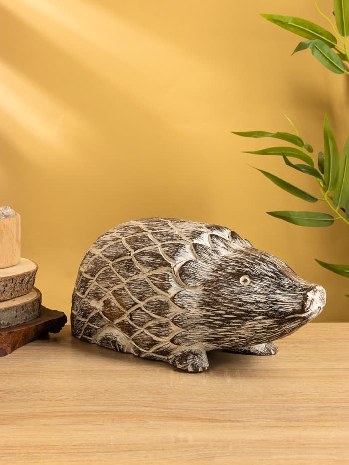 Сувенир «Ёжик», 34×15×15 см, дерево