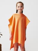 Полотенце - пончо детское муслиновое LoveLife, 56×70 см, хлопок 100%, персиковое