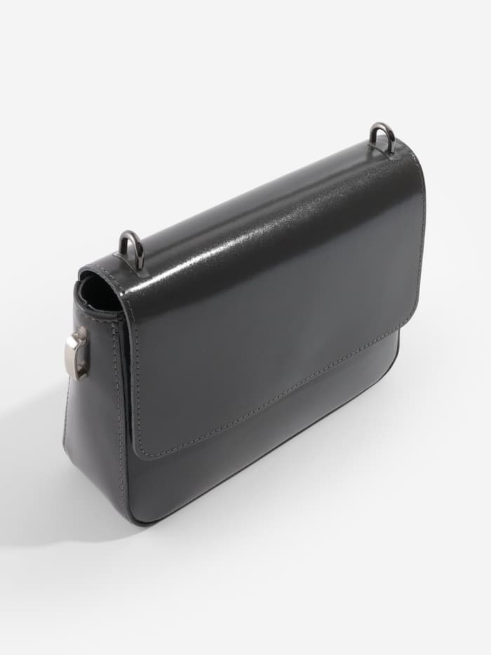 Крепления для ручек на сумку, металлические, 1.8×1.5×0.5 см, 2 шт., 4 винта, цвет чёрный никель