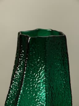 Ваза «Дженис», 25×12×8 см, стекло, зелёная