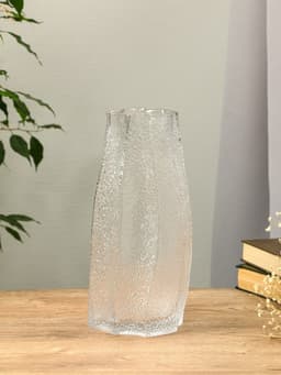 Ваза для цветов «Дженис», 30×13.5×9.5 см, стекло, прозрачная