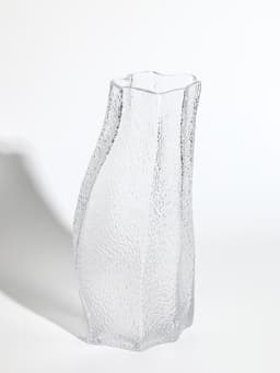 Ваза для цветов «Дженис», 30×13.5×9.5 см, стекло, прозрачная