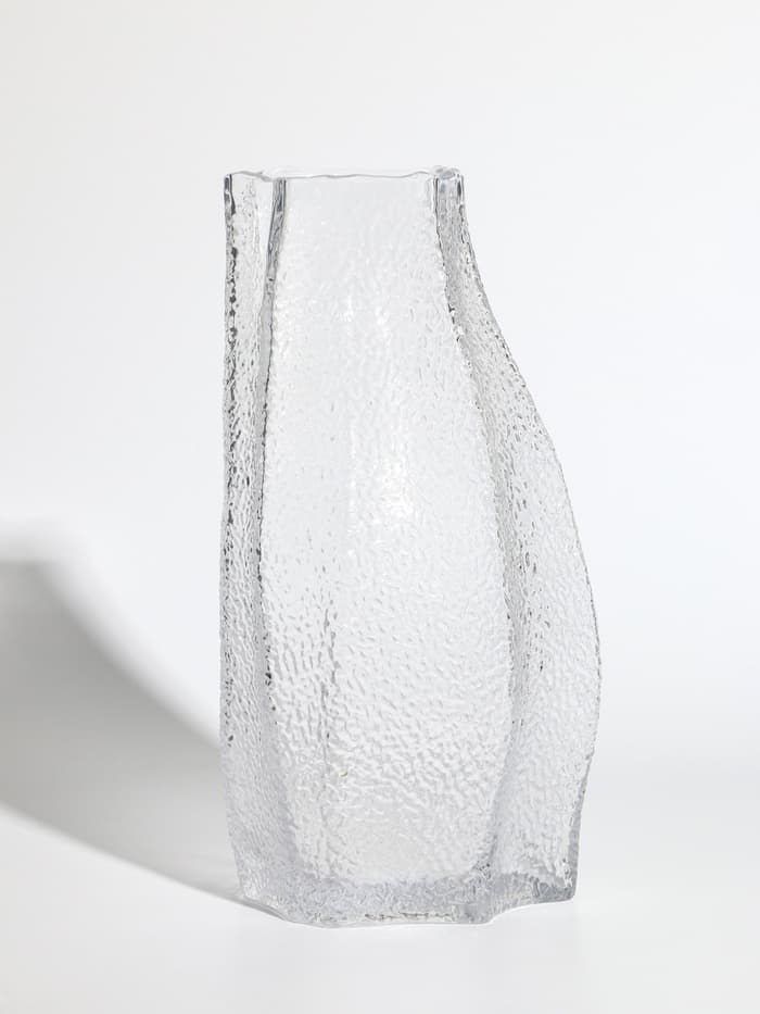 Ваза для цветов «Дженис», 30×13.5×9.5 см, стекло, прозрачная