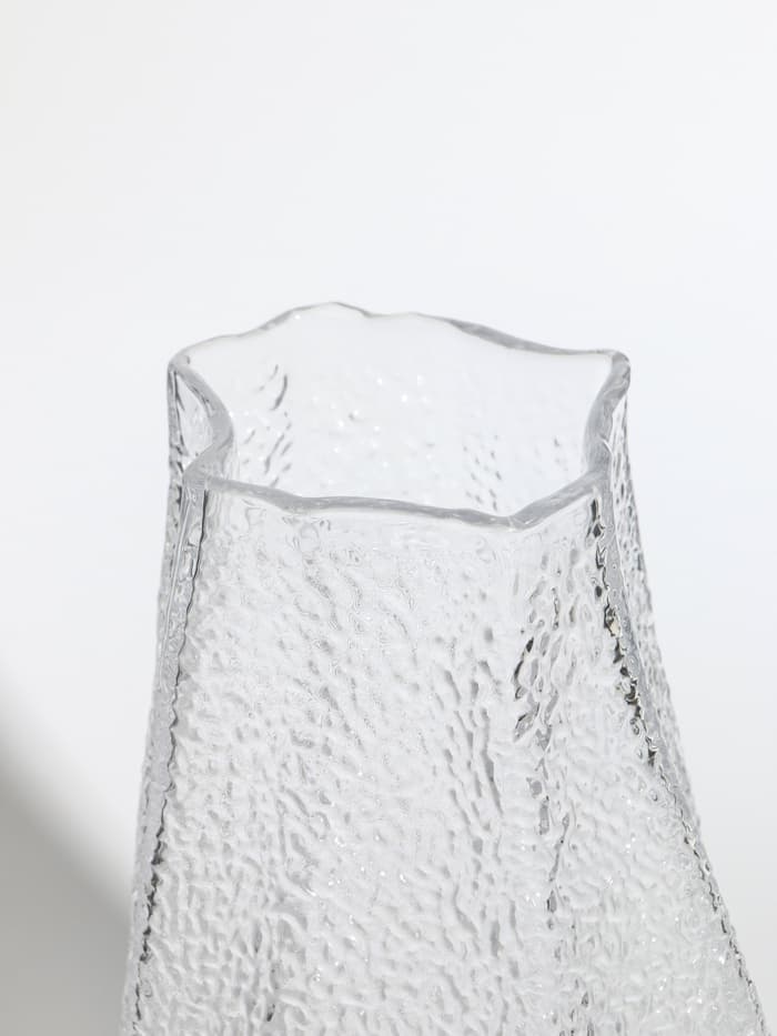 Ваза для цветов «Дженис», 30×13.5×9.5 см, стекло, прозрачная