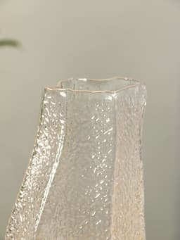 Ваза для цветов «Дженис», 25×12×8 см, стекло, прозрачная