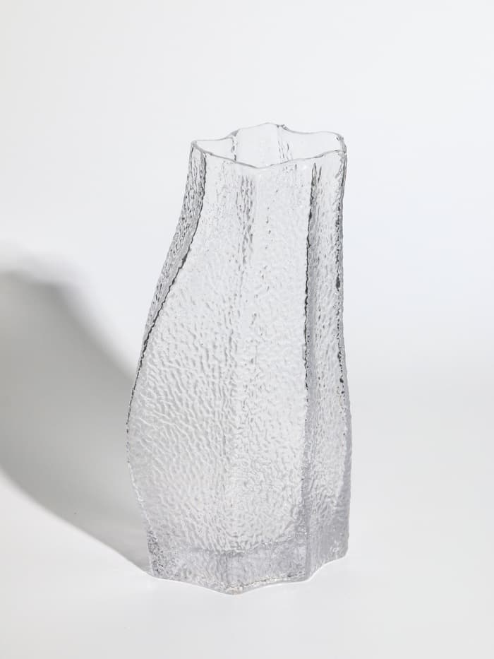 Ваза для цветов «Дженис», 25×12×8 см, стекло, прозрачная