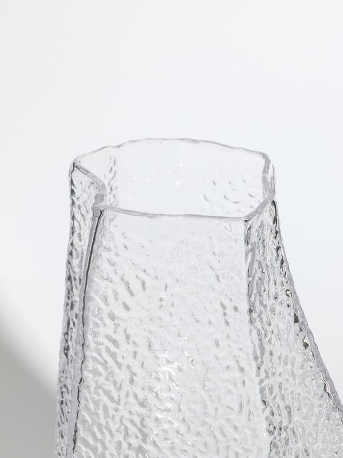 Ваза для цветов «Дженис», 25×12×8 см, стекло, прозрачная