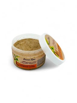 Скраб для тела соляной с маслами Ocean Spa кофейный кардамон и миндальное масло, 350 г