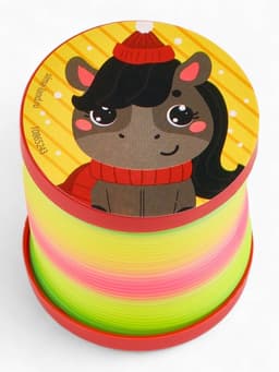 Пружинка радуга «Весёлая лошадь», d=5 см, МИКС