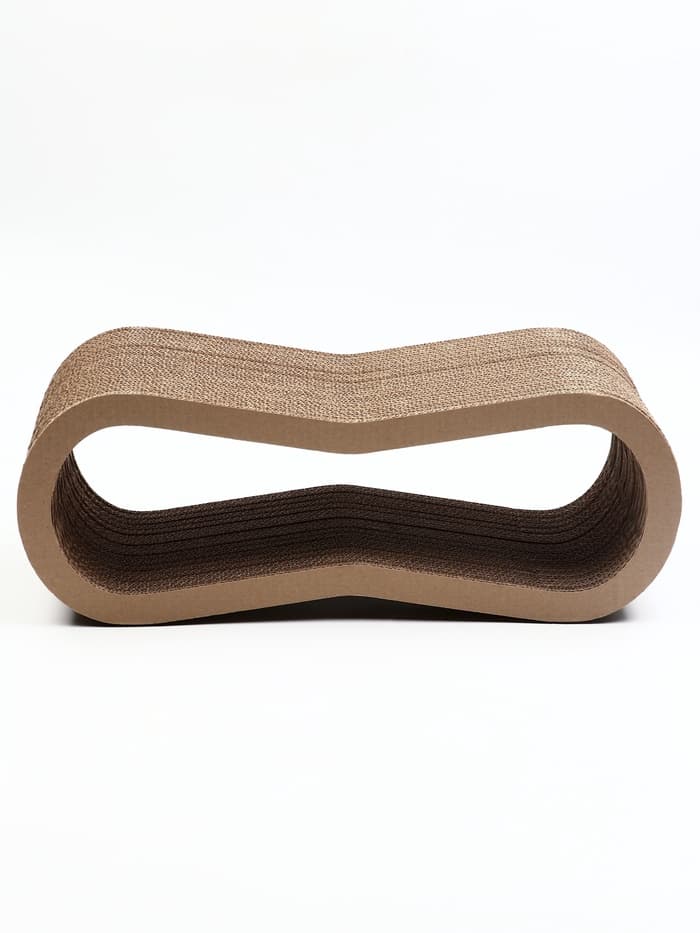 Когтеточка-лежанка «Зверьё Моё» ВОСЬМЕРКА, 59×21×22 см, гофрокартон