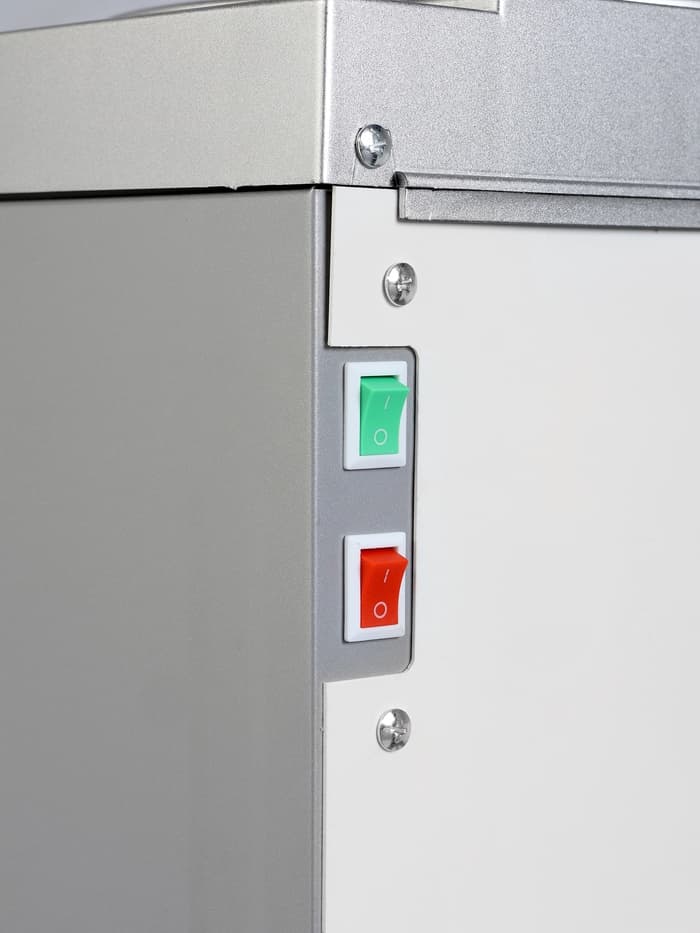 Кулер для воды AquaWork AW 16LDR, 700 Вт, нагрев, охлаждение до 12º С, 2 крана, серебристо-чёрный