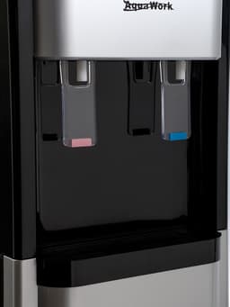 Кулер для воды AquaWork J-41LDS, 450 Вт, нагрев, охлаждение до 12º С, нижняя загрузка, серый